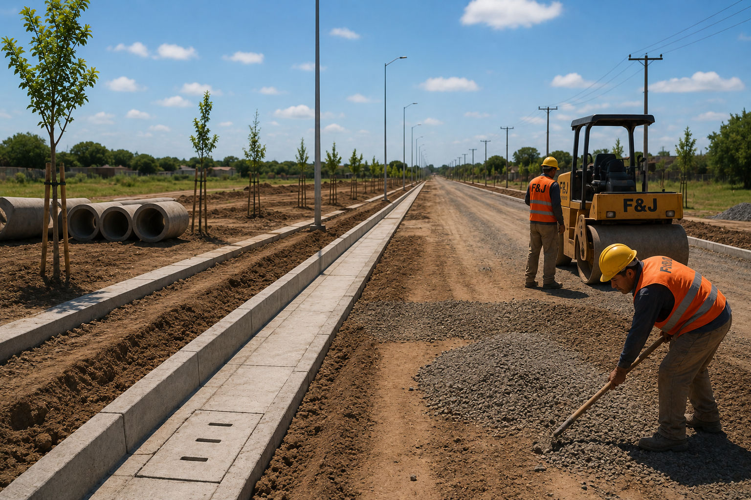 Obras de urbanización